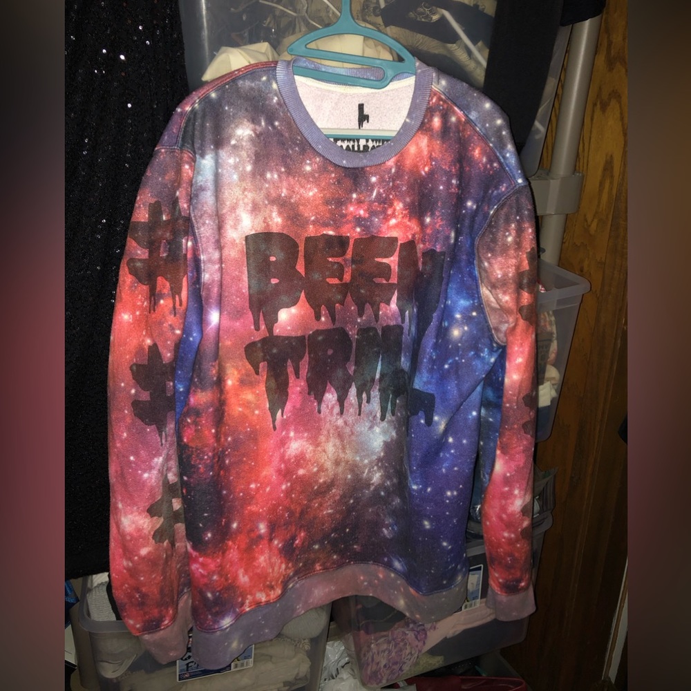 💫COPY - Been Trill Mall Ratz Galaxy Sweatshirt-  729 $50 or $45 w/offer